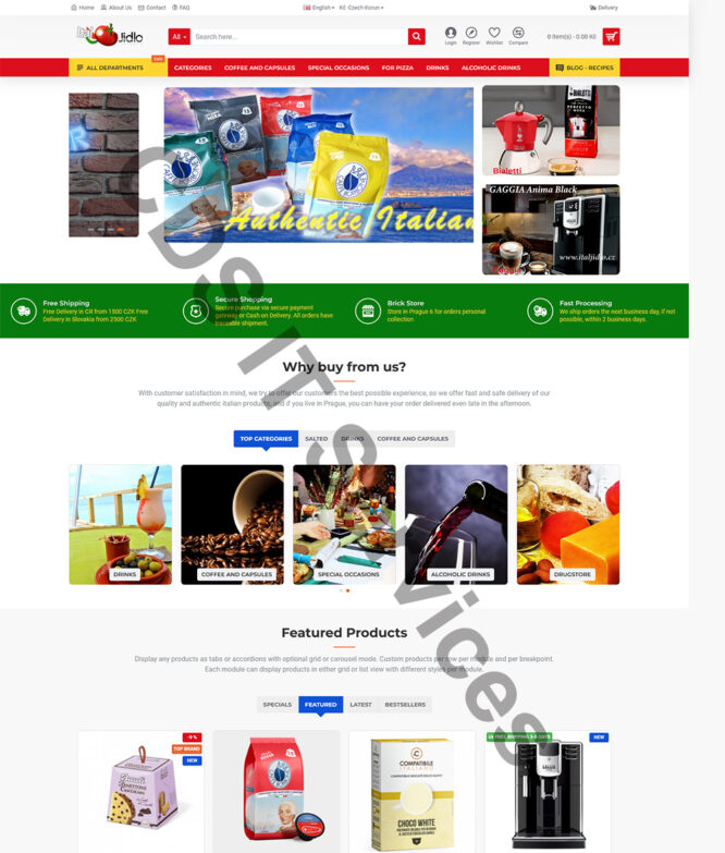 ecommerce website